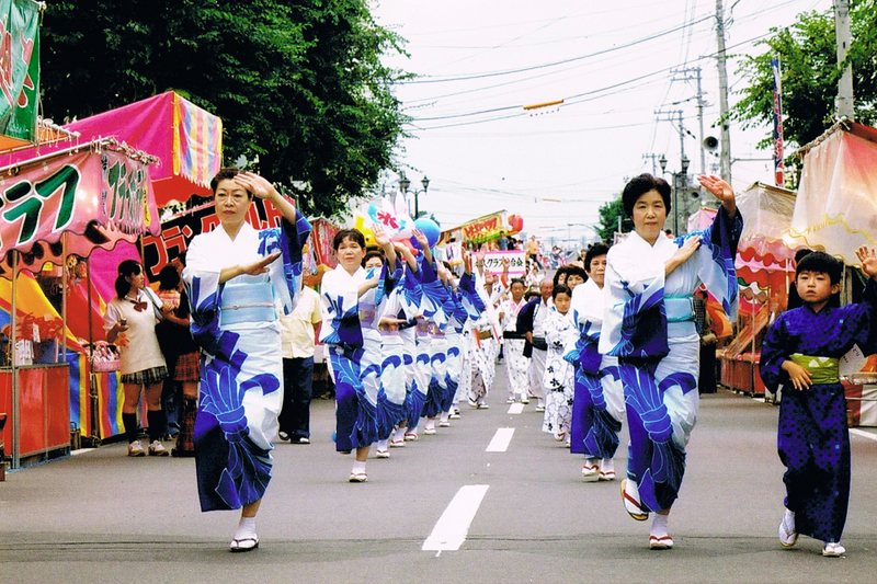 砂川音頭保存会踊りの写真